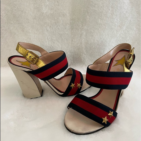 Authentic Gucci Ankle-Strap Sandals size 36.5 - Picture 3 of 13